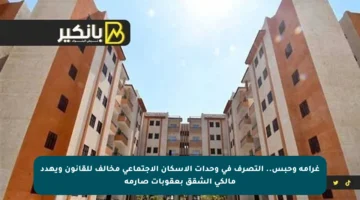 غرامة وحبس.. التصرف في وحدات الإسكان الاجتماعي مخالف للقانون ويهدد مالكي الشقق بعقوبات صارمة